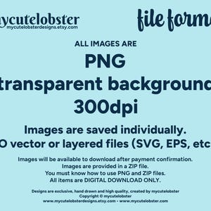 File formats for clipart images from mycutelobster.