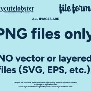 File formats for clipart images from mycutelobster.