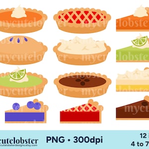 Tortas Clipart, Comida Clipart, Tortas PNG, Tortas Fatias Clipart, Torta De Abóbora Clipart, Torta De Mirtilo Clipart, Uso Pessoal, Uso Comercial