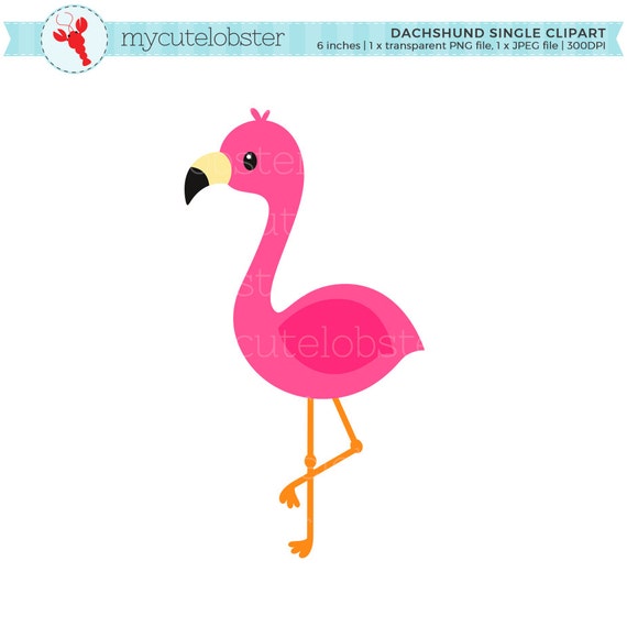 flamingo clipart printable