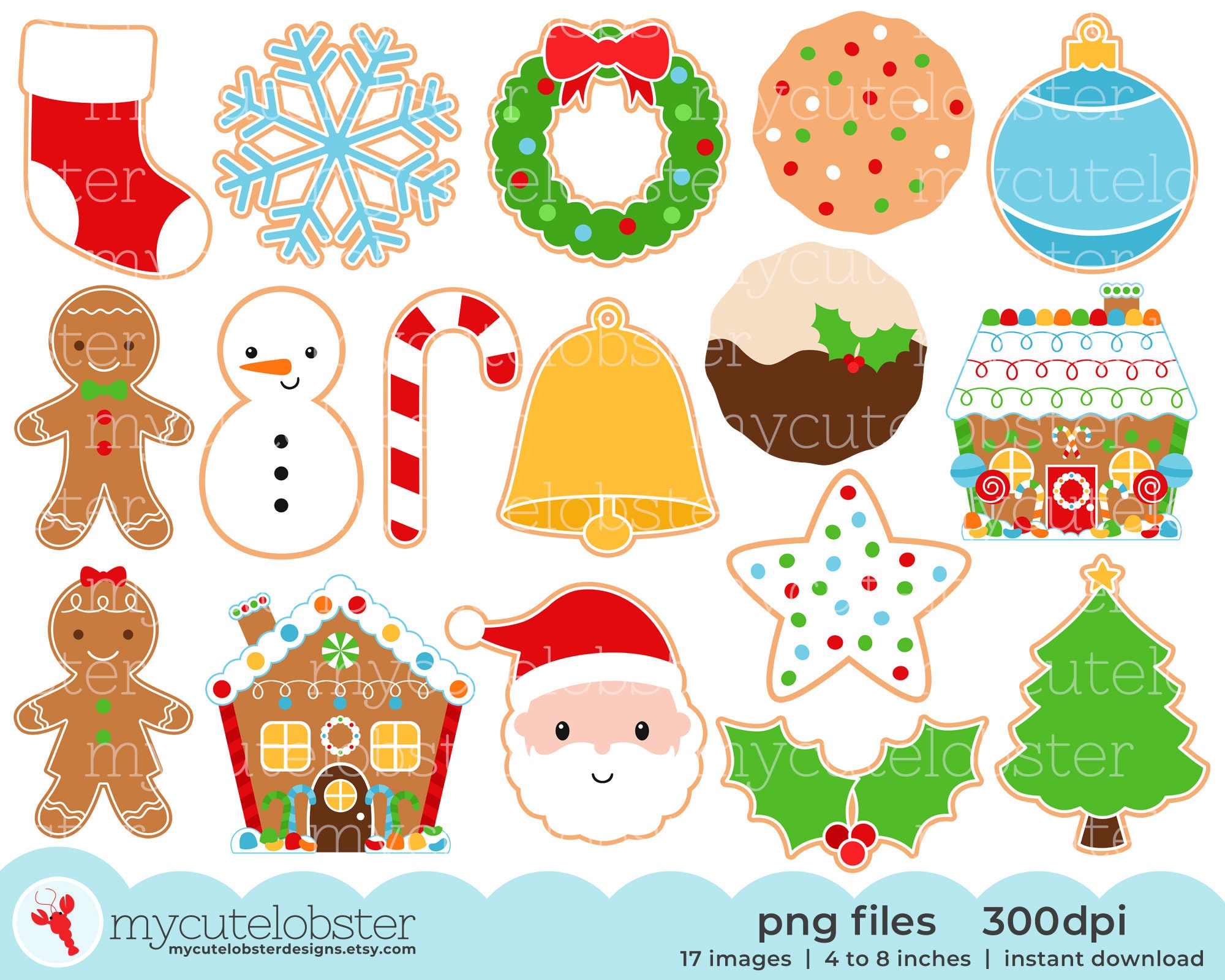 christmas cookies clipart