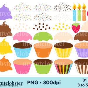 Imágenes prediseñadas de constructor de cupcakes, imágenes prediseñadas de cupcakes, imágenes prediseñadas de cupcakes, imágenes prediseñadas de comida, uso personal, uso comercial