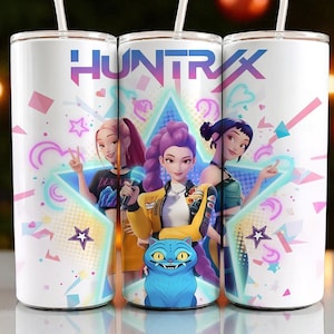 Kpop Chibi Demon Hunters Tumbler Wrap: 20oz Sublimation Design (Digital Download)
