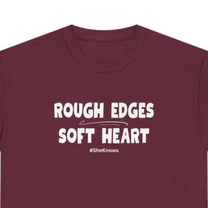 Mjukt hjärtformat skjorta med grova kanter för män | Alla hjärtans dag-skjorta för män | Rolig äktenskapsskjorta