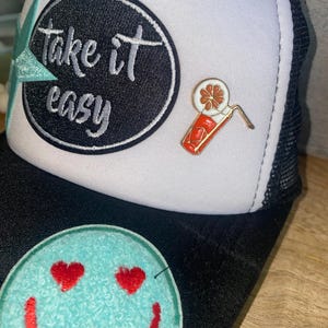 Custom Iron On Patch Trucker Hat
