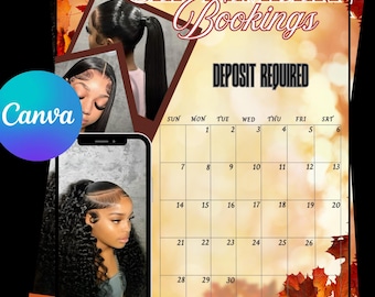 September booking flyer