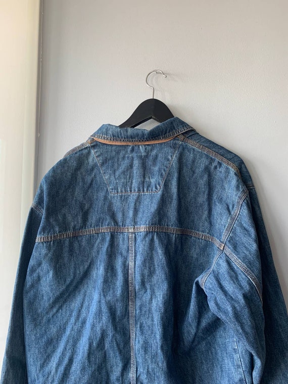 Vintage 90s The Territory Ahead Denim Barn Coat W… - image 6