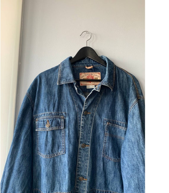 Vintage 90s The Territory Ahead Denim Barn Coat W… - image 5