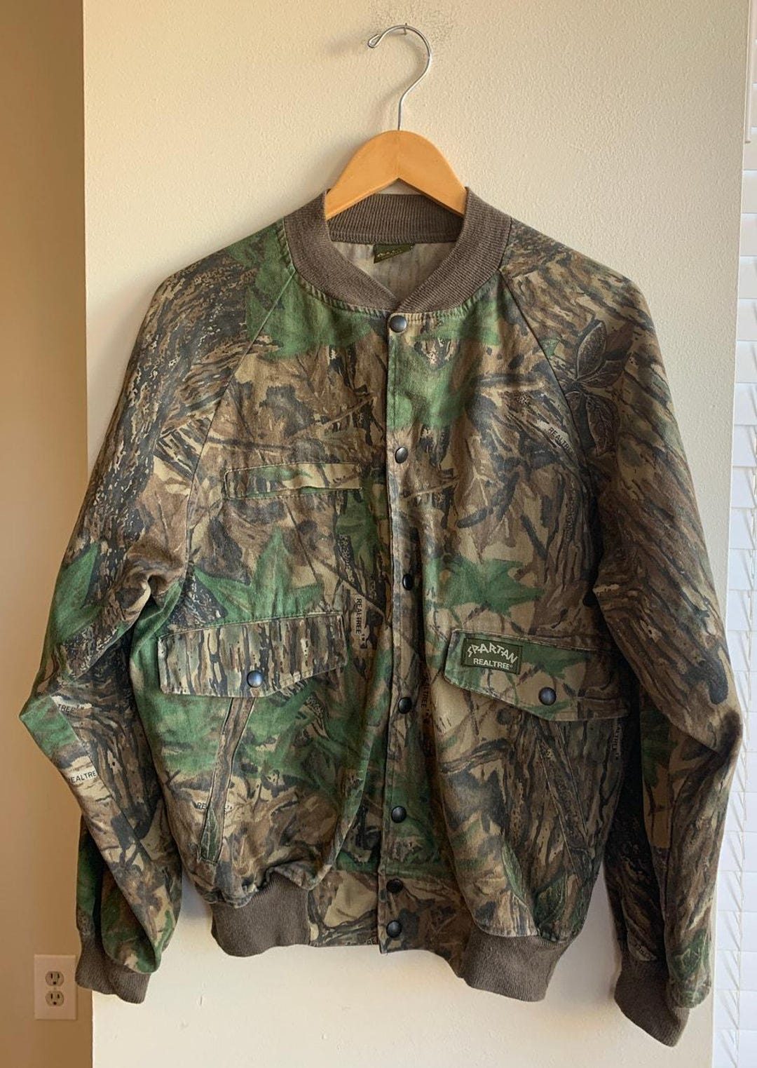 Veste Polaire Vintage Spartan Homme - Taille XL - Camouflage Realtree - PolarTuff - Années 90 USA