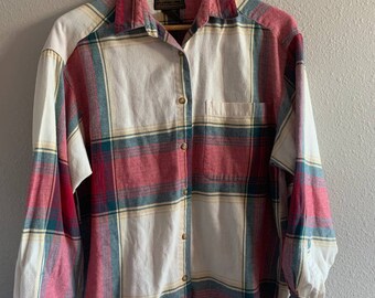 eddie bauer flannel backpack