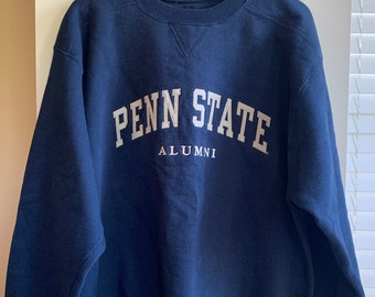 Vintage Penn State University PSU Alumni Reverse Weave Crewneck Sweatshirt XL
