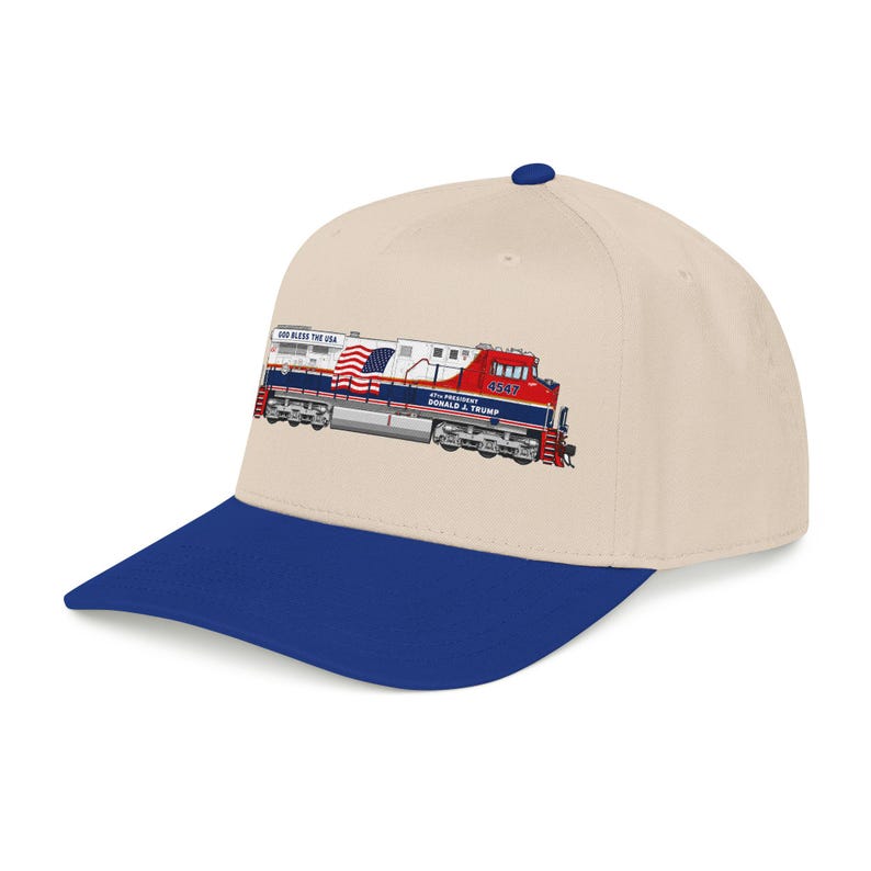 Union Pacific-Inspired Engine 4547 Cap - "Donald J. Trump" - America 250 画像 4