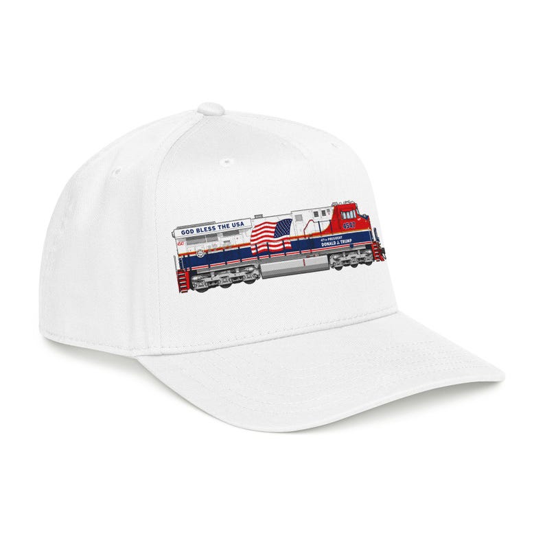 Union Pacific-Inspired Engine 4547 Cap - "Donald J. Trump" - America 250 画像 11