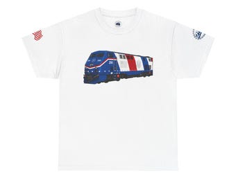 America 250 T-Shirt, Engine 250, Metro-North Commuter Railroad Inspired