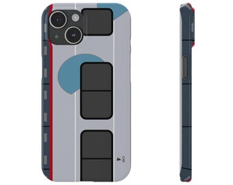 Amtrak Acela Express-Inspired Cell Phone Case - Great for Rail Fans!