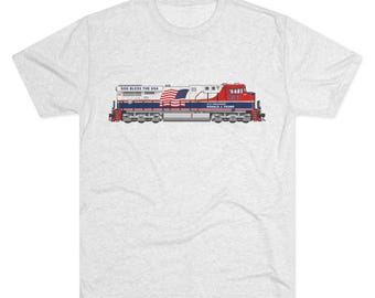 Union Pacific-Inspired Engine 4547 T-Shirt - "Donald J. Trump" - America 250!