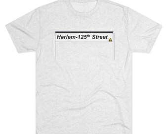 Harlem-125th Street Station T-shirt - Inspired by Metro-North Commuter Railroad