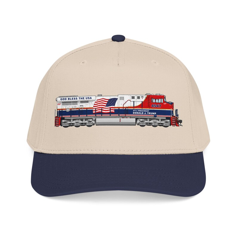Union Pacific-Inspired Engine 4547 Cap - "Donald J. Trump" - America 250 画像 5