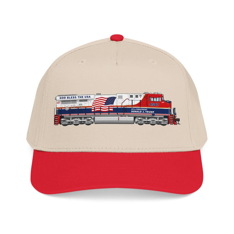 Union Pacific-Inspired Engine 4547 Cap - "Donald J. Trump" - America 250 画像 13