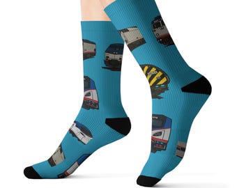 Amtrak-Inspired SOCKS