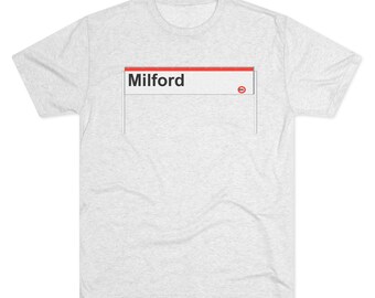 Milford Station T-shirt - Inspired by Metro-North Commuter Railroad