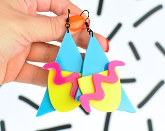 80s Memphis Statement Earrings