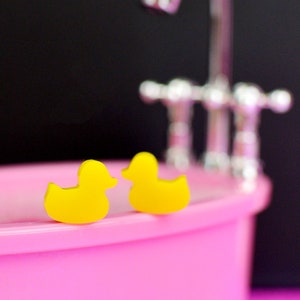 Rubber Duck Earrings