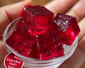 Receta de gelatina rosa sin azúcar para bajar de peso (PDF) – Snack de gelatina de 3 ingredientes – Descarga instantánea