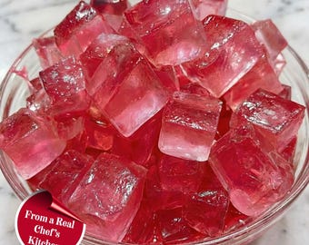 Receta de gelatina rosa para bajar de peso (PDF): Snack de gelatina con 3 ingredientes (imprimible, descarga instantánea)