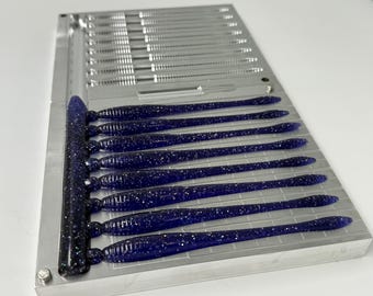 Moule De Pêche En Aluminium Usiné CNC – 12 Pouces, Cavité Unique, Parfait Pour Leurres Coulissants