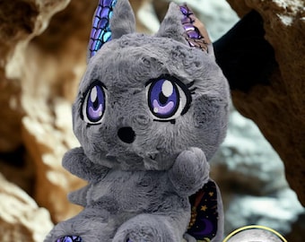 Peluche chauve-souris sorcière