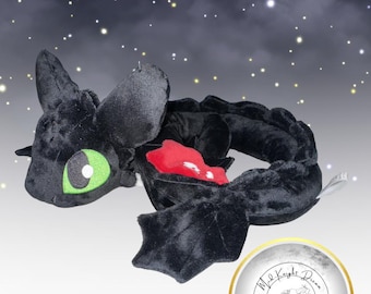 Night Fury Neck Dragon Plush