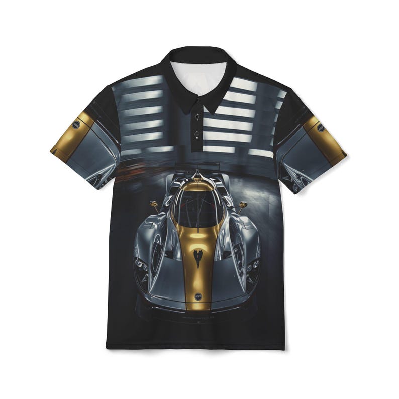 Knit Polo With Derby Car