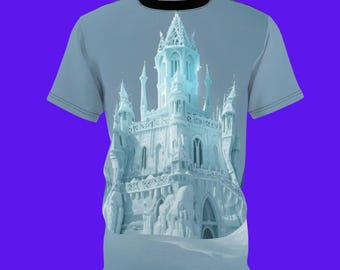 Ice Castle Graphic Tee, Glacial Majesty Unisex Shirt