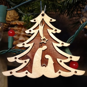 Nativity Tree Ornament