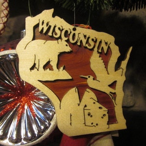 Wisconsin Ornament