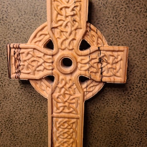 Celtic Cross - Carved