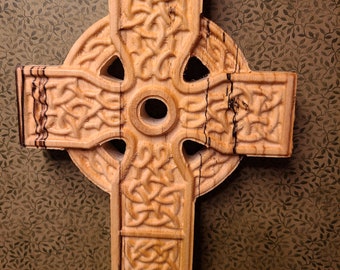 Celtic Cross - Carved