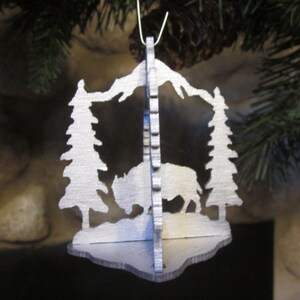 Bison Ornament - 3D