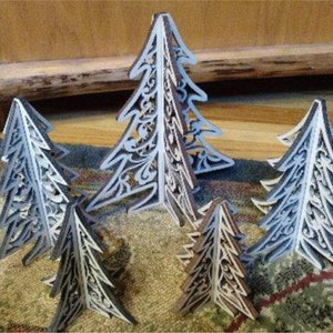 Tree Decorations - Set of 5 Trees