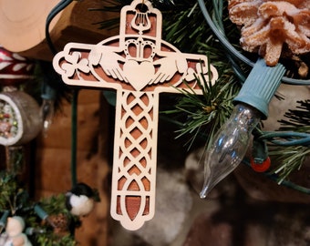 Irish Cross Ornament