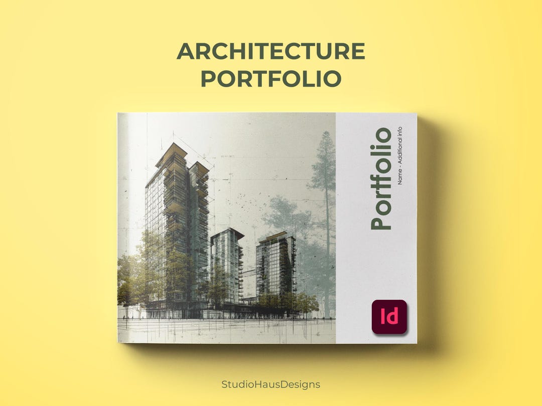 Landscape Architecture Portfolio Template | Modern Indesign Layout - Etsy