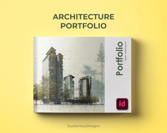 Landscape Architecture Portfolio Template | Modern InDesign Layout