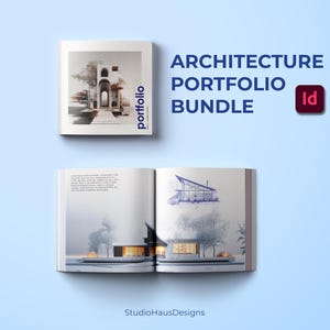 Szablon portfolio Square Architecture, tom II – Nowoczesny, minimalistyczny design dla studentów i profesjonalistów