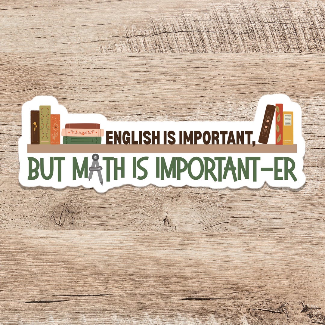 Math Teacher Sticker Funny Math Sticker Math Student Decal Math