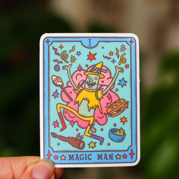 Adventure Time Magic Man Sticker