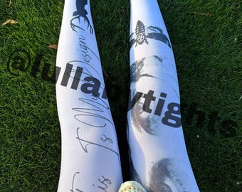 Handmade NBC Hannibal Lecter / will graham silence of the lamb themed tights