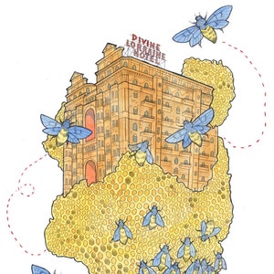 Divine Lorraine Hive - Archival Print