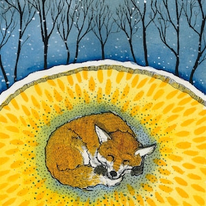Sleeping Fox - Archival Print
