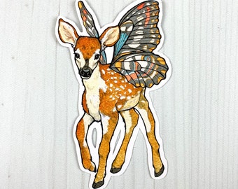 Fairy Fawn Vinyl Sticker